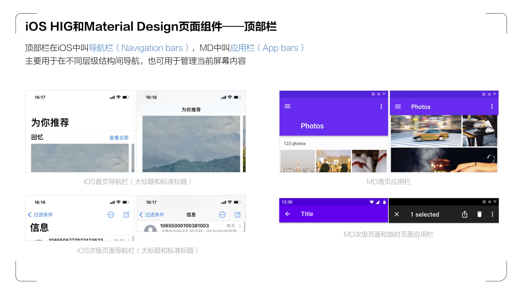 设计师必学两大设计规范—iOS HIG和Material Design
